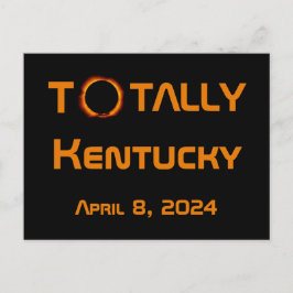 Totaal Kentucky 2024 Zonsverduistering Briefkaart