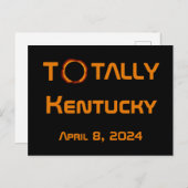 Totaal Kentucky 2024 Zonsverduistering Briefkaart (Voorkant / Achterkant)