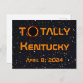Totaal Kentucky 2024 Zonsverduistering Briefkaart (Voorkant / Achterkant)