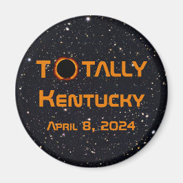 Totaal Kentucky 2024 Zonsverduistering Magneet