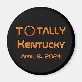 Totaal Kentucky 2024 Zonsverduistering Magneet