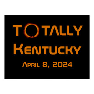 Totaal Kentucky 2024 Zonsverduistering Perfect Poster