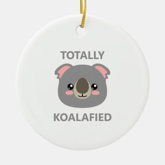 Totaal Koalafied Keramisch Ornament (Voorkant)
