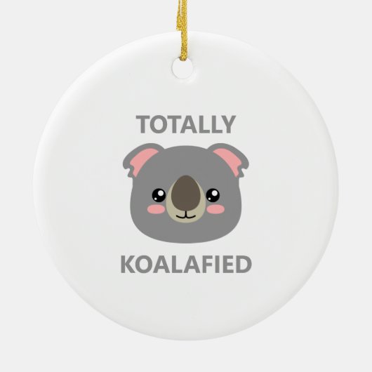 Totaal Koalafied Keramisch Ornament (Achterkant)