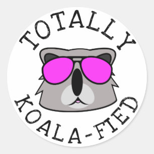 Totaal Koalafied Ronde Sticker