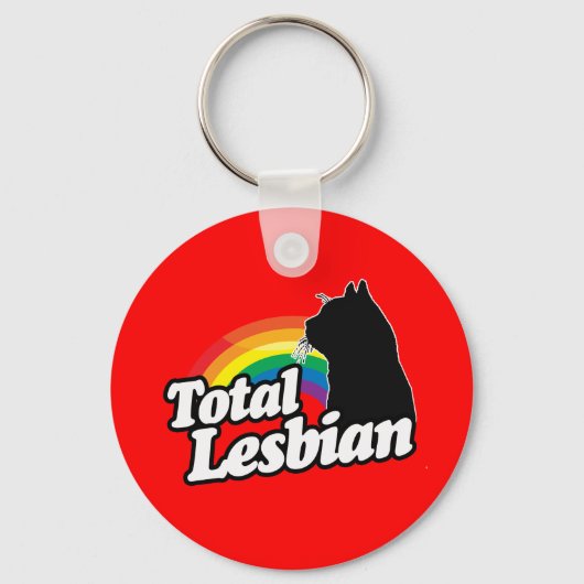 TOTAAL LESBIAANSE CAT -.png Sleutelhanger (Voorkant)