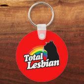 TOTAAL LESBIAANSE CAT -.png Sleutelhanger (Voorkant)