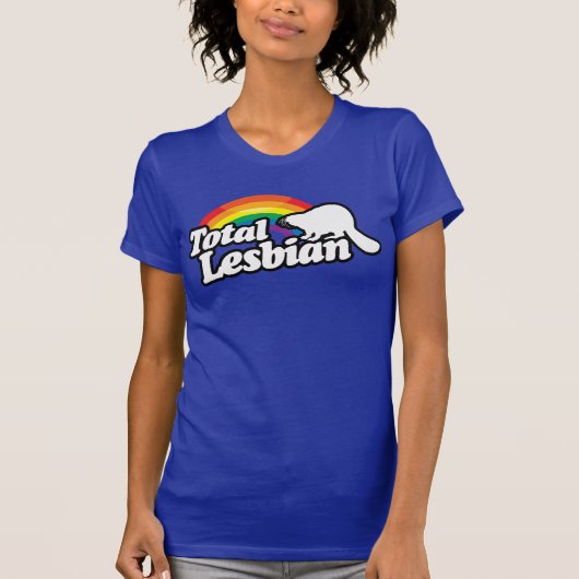 TOTAAL LESBISCHE BEVER T-SHIRT (Voorkant)