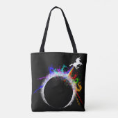 Totaal magische eclipse tote bag (Achterkant)