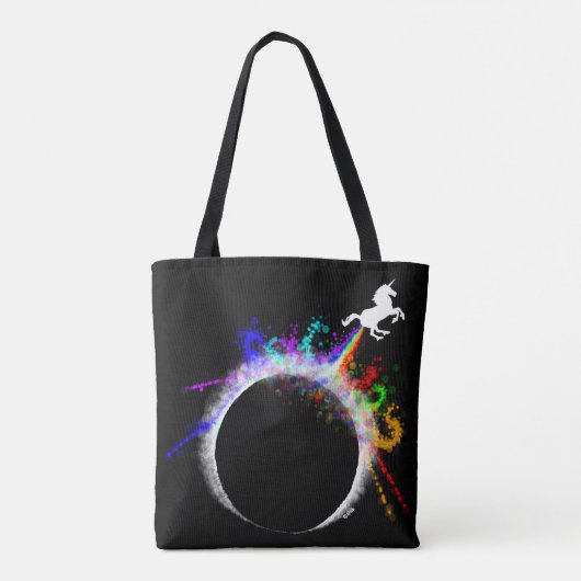Totaal magische eclipse tote bag (Achterkant)