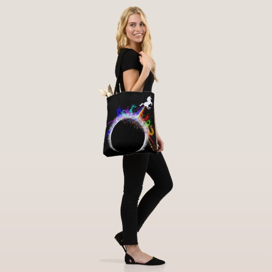 Totaal magische eclipse tote bag (Op model)