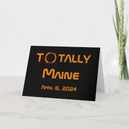 Totaal Maine 2024 Zonsverduistering Kaart