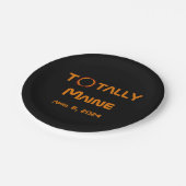 Totaal Maine 2024 Zonsverduistering Papieren Bordje (Gekanteld)