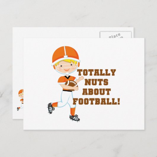 Totaal Noten over Football Briefkaart (Voorkant / Achterkant)