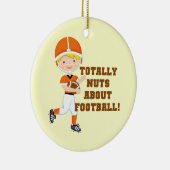 Totaal Noten over Football Keramisch Ornament (Rechts)