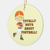 Totaal Noten over Football Keramisch Ornament (Links)
