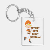 Totaal Noten over Football Sleutelhanger (Voorkant Links)