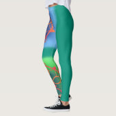 Totaal Ocean Zen Emerald Green Mandala Leggings (Links)