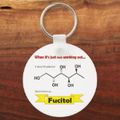 Totaal organisch molecuul sleutelhanger (Voorkant)