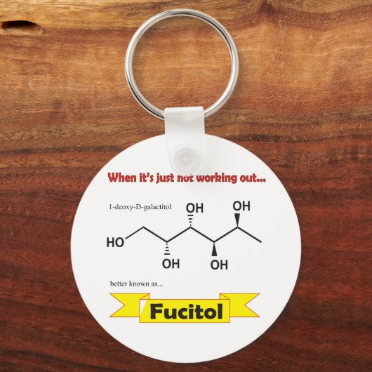 Totaal organisch molecuul sleutelhanger (Voorkant)