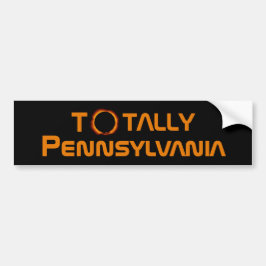 Totaal Pennsylvania 2024 Zonsverduistering Bumpersticker