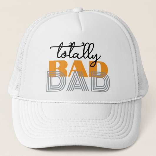 Totaal RAD DAD cool trendy Vaderdag Gift Trucker Pet (Voorkant)