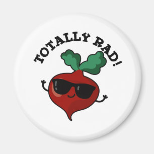 Totaal Rad Funny Veggie Radish Pun Magneet