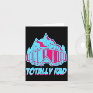 Totaal Rad, Goggles Retro Ski 80s 90s Ski Kaart