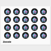 Totaal Rad Ronde Sticker (Vel)