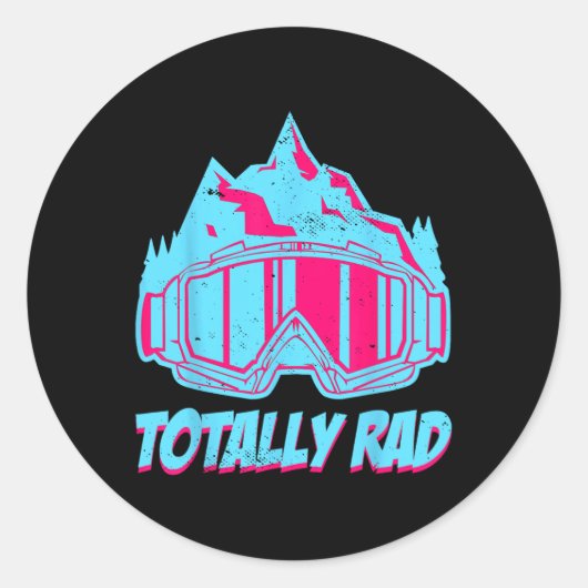 Totaal Rad Ronde Sticker (Voorkant)