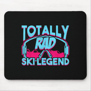 Totaal Rad Ski Legend Retro jaren 80 jaren 90 Ski Muismat