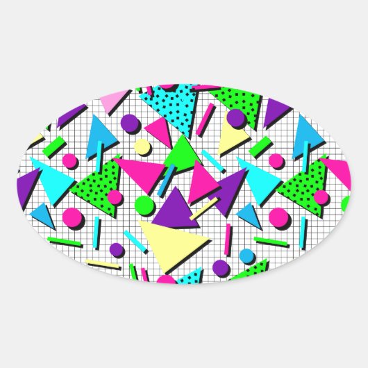 totaal radicaal ovale sticker (Voorkant)