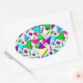 totaal radicaal ovale sticker (Envelop)