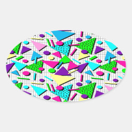 totaal radicaal ovale sticker