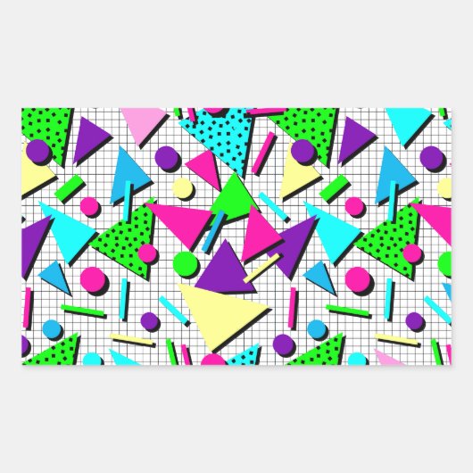 totaal radicaal rechthoekige sticker (Voorkant)