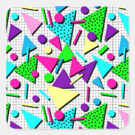 totaal radicaal vierkante sticker