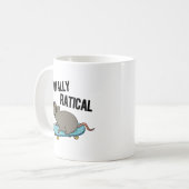 Totaal Ratig Funny Rat Pun Koffiemok (Voorkant links)