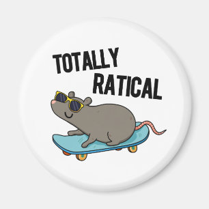 Totaal Ratig Funny Rat Pun Magneet