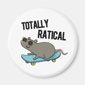Totaal Ratig Funny Rat Pun Magneet