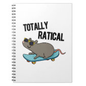 Totaal Ratig Funny Rat Pun Notitieboek (Voorkant)