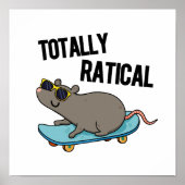 Totaal Ratig Funny Rat Pun Poster (Voorkant)