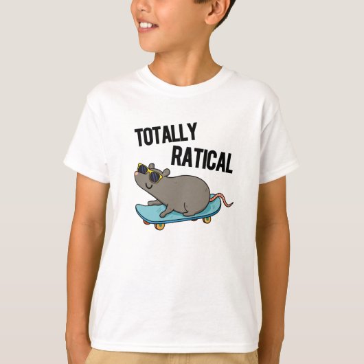 Totaal Ratig Funny Rat Pun T-shirt (Voorkant)