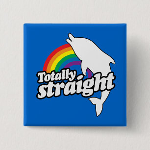 TOTAAL RECHTE DOLFIJN - WIT - (2).PNG VIERKANTE BUTTON 5,1 CM