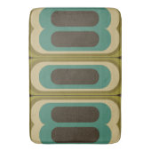 Totaal retro badmat - vloerkleed (Voorkant Verticaal)