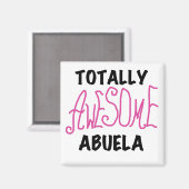 Totaal Roze T-shirts Geweldige Abuela en Giften Magneet (Voorkant / Achterkant)