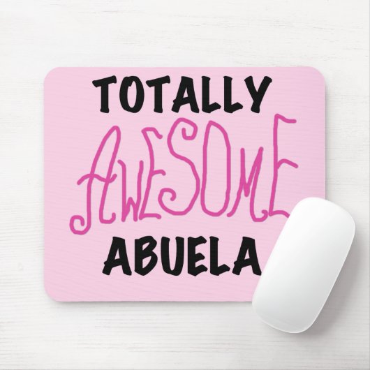 Totaal Roze T-shirts Geweldige Abuela en Giften Muismat (Met muis)