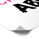 Totaal Roze T-shirts Geweldige Abuela en Giften Poster (Hoek)