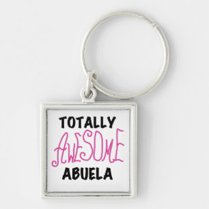 Totaal Roze T-shirts Geweldige Abuela en Giften Sleutelhanger