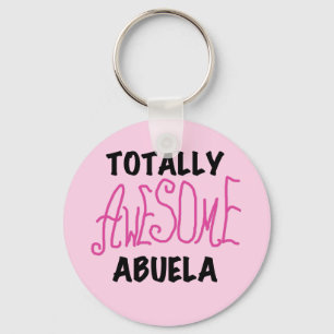 Totaal Roze T-shirts Geweldige Abuela en Giften Sleutelhanger