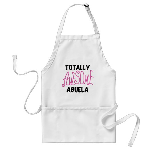 Totaal Roze T-shirts Geweldige Abuela en Giften Standaard Schort (Voorkant)